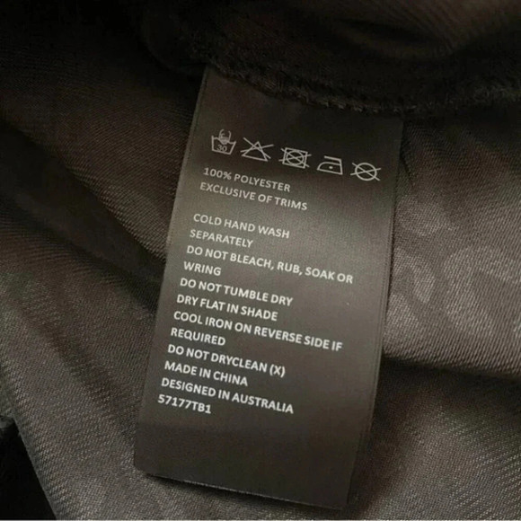 BARDOT Tie Blouse in Satin Black Leopard - Picture 16 of 16